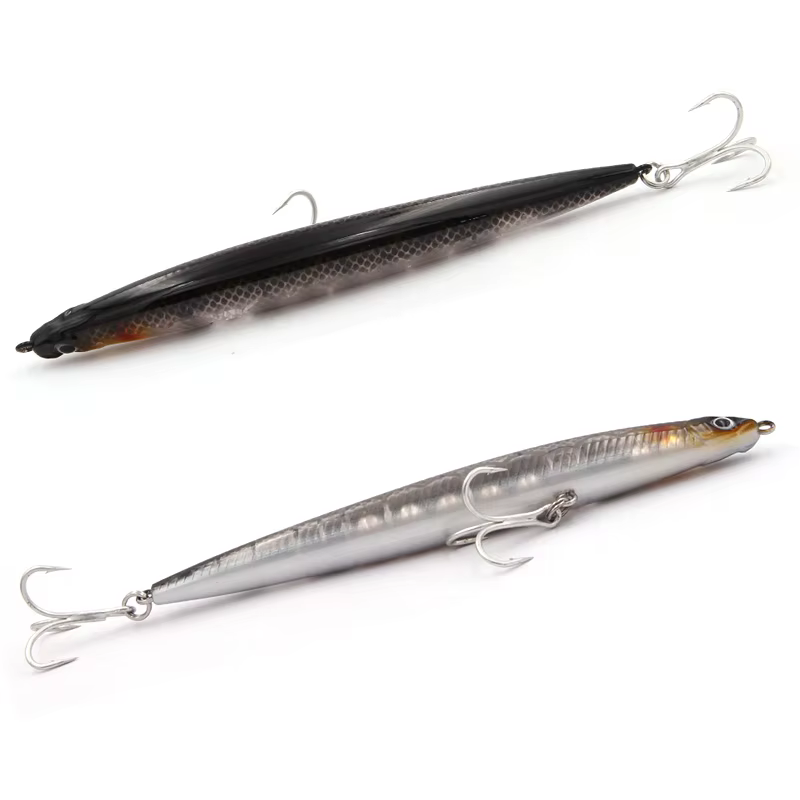 TacklePRO PE19 Señuelo lápiz hundido ruidoso para lubina Mustad - imagen 2