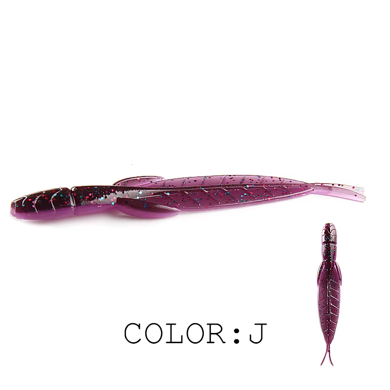 Sanguijuela Suave Supercontinente C-4 78mm – Cebo Larva Pesca - imagen 4