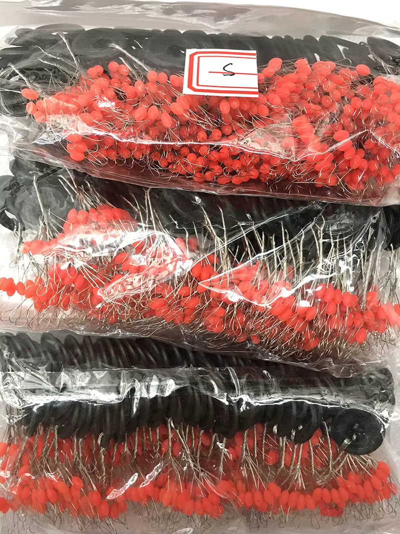 Tapones ovales de goma rojos para flotadores y conectores S M L - imagen 4
