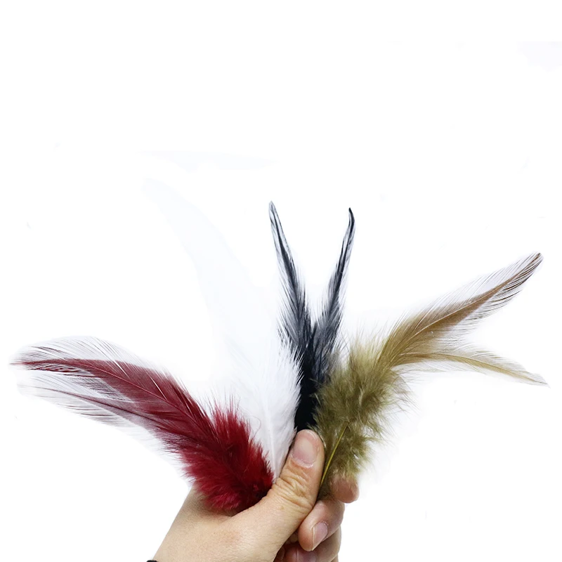 Plumas Schlappen de gallo para atado de moscas de trucha y steelhead - imagen 4