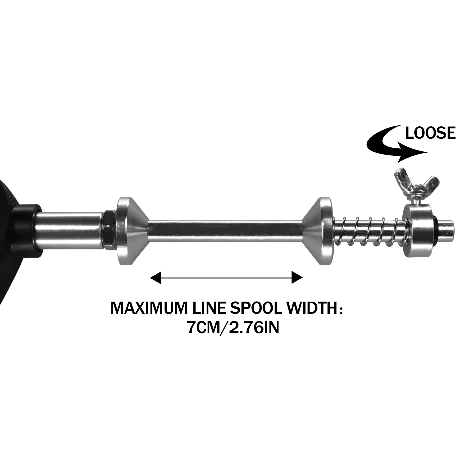 Enrollador de línea de aluminio – Resistente y portátil - imagen 2