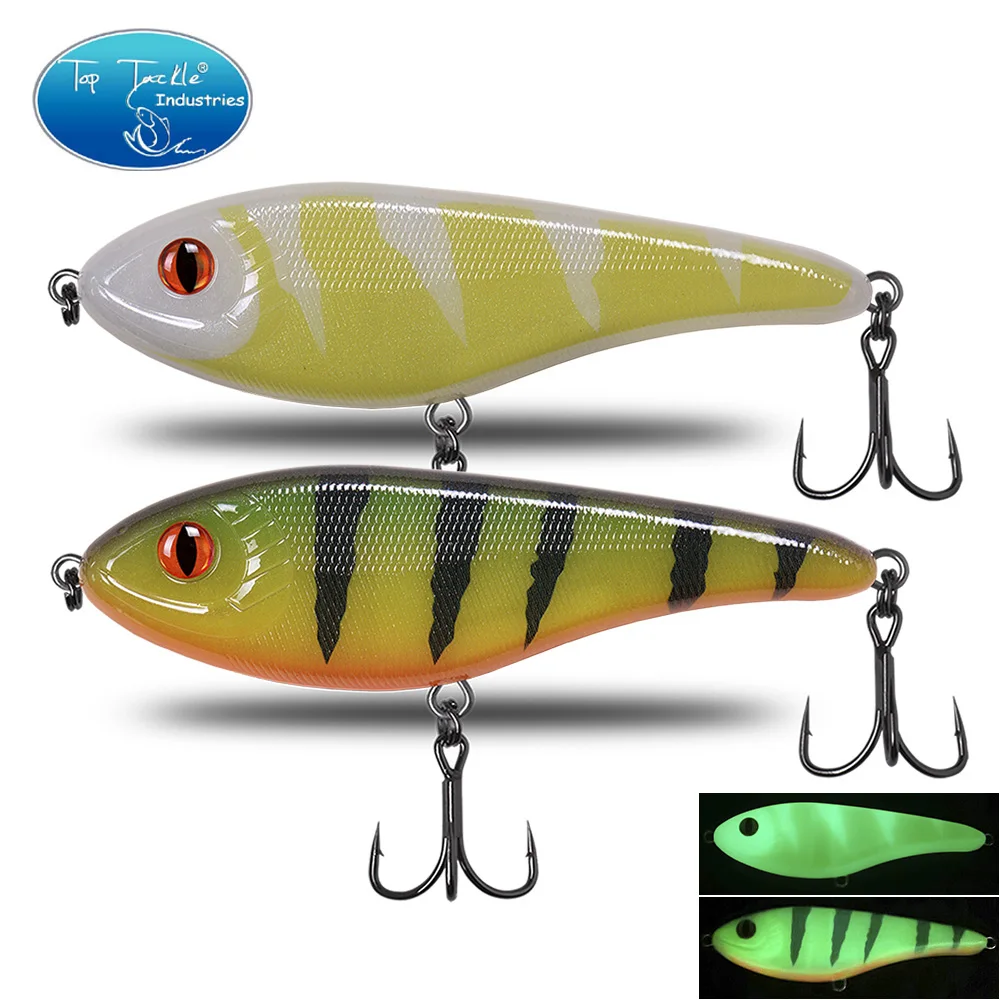 Wobbler CF Musky Pike hundimiento lento con anzuelos - imagen 5