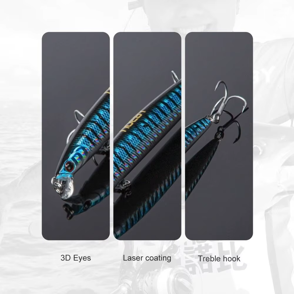 NOEBY Jerkbait Wobbler 130mm 12g – Señuelo duro flotante para pesca de pececillo - imagen 2