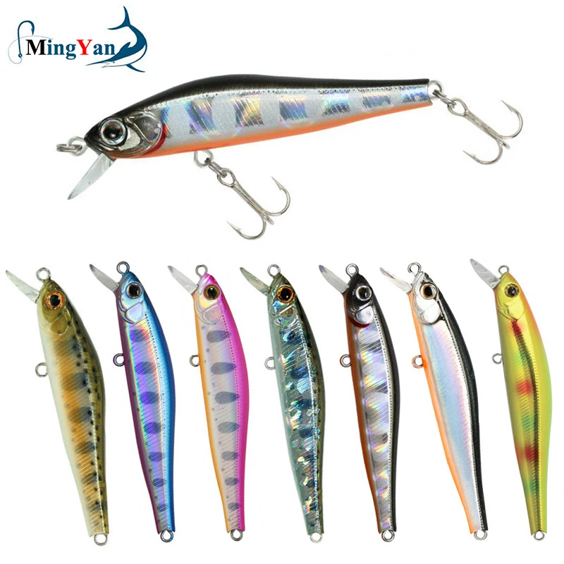 Wobbler Minnow Hundido con Ojos 3D – Señuelo de Pesca - imagen 2