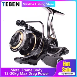 Carrete Jigging TEBEN GTS III Metal 9BB Agua Salada