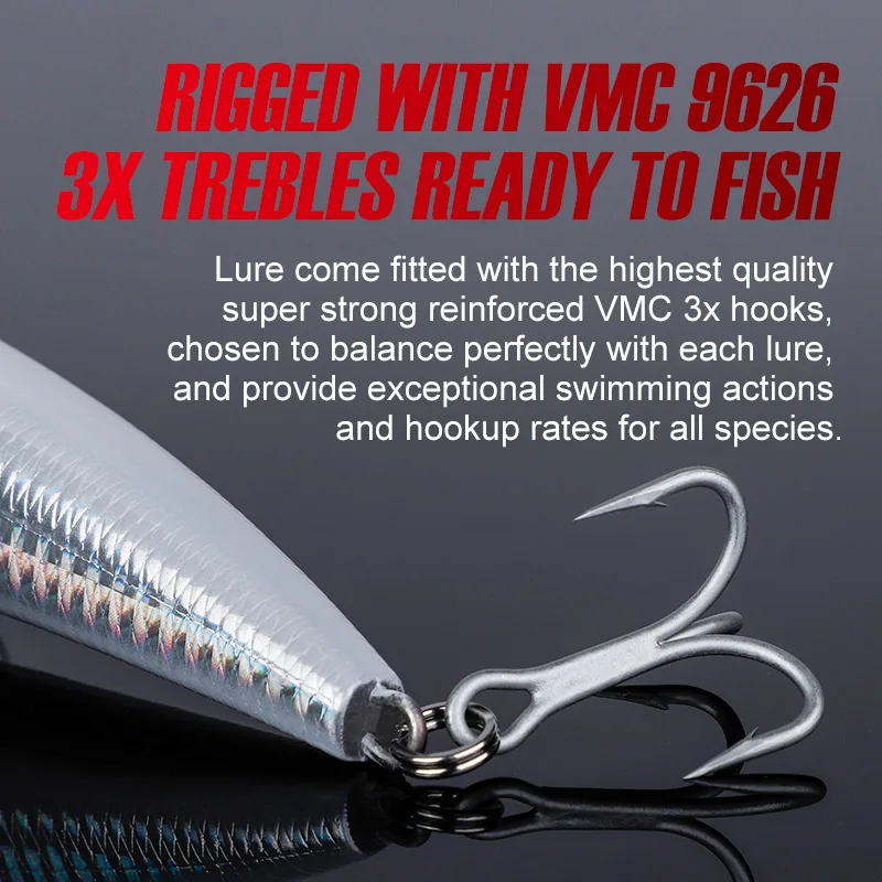 Señuelo Stickbait Noeby hundimiento lento para agua salada - imagen 5