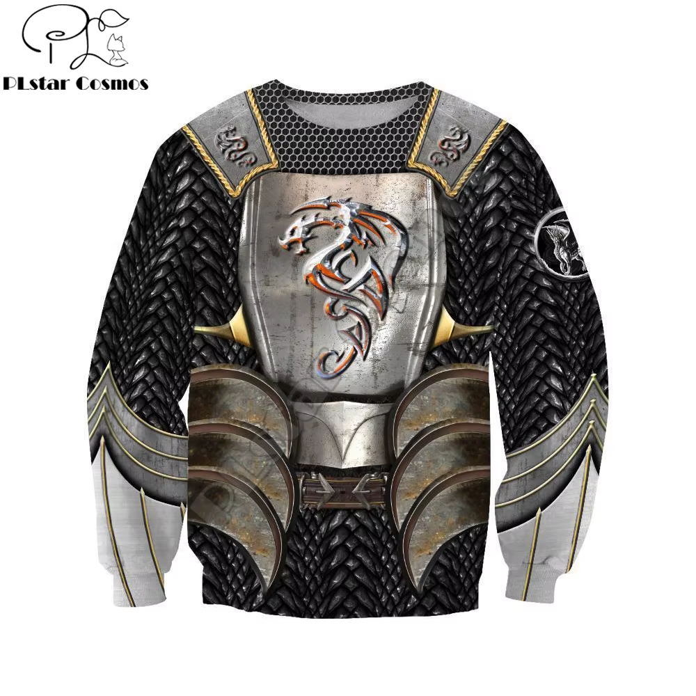 Dragon Knight Amor 3D – Sudadera con capucha unisex otoño invierno - imagen 4