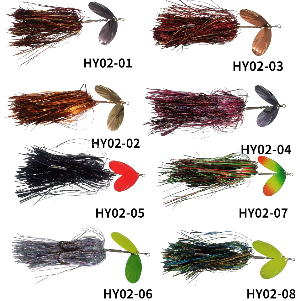 SWOLFY Giratorio de Goma con Lentejuelas – Jig Head Metal - imagen 3
