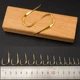 JIGEECARP Anzuelos para carpa dorados de acero al carbono púas - imagen 2