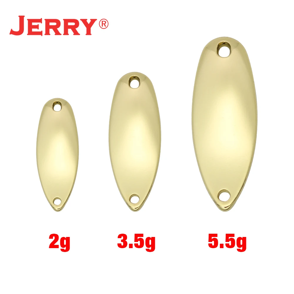 Jerry Cucharas Giratorias sin Pintar – Señuelos para Trucha - imagen 3