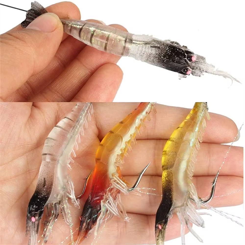 Swimbait blando luminoso 8cm/5g – Señuelo para lubina, trucha y salmón - imagen 5