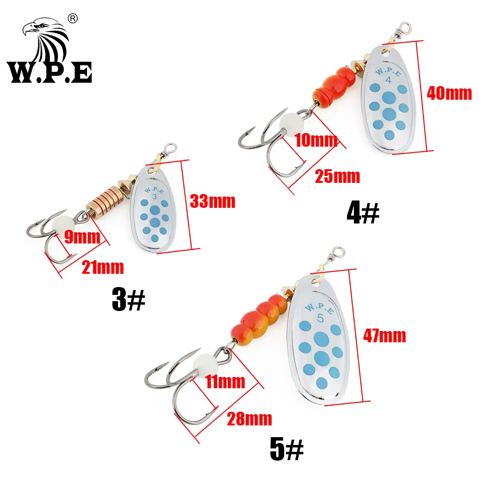 W.P.E Cuchara Giratoria para Lubina - Metálico - imagen 5