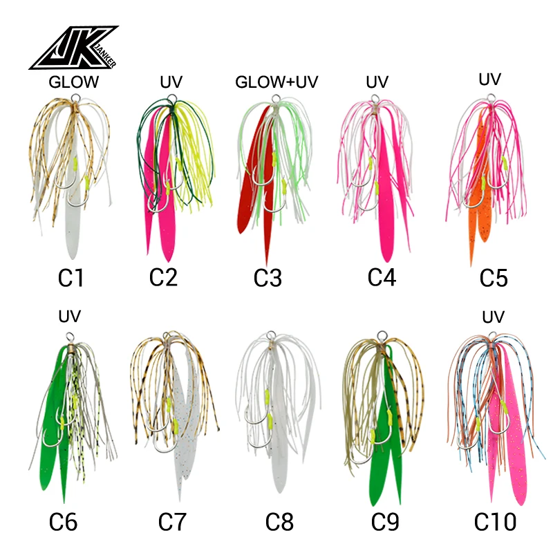Faldas de silicona MHT Madai para Spinnerbait compactas - imagen 5