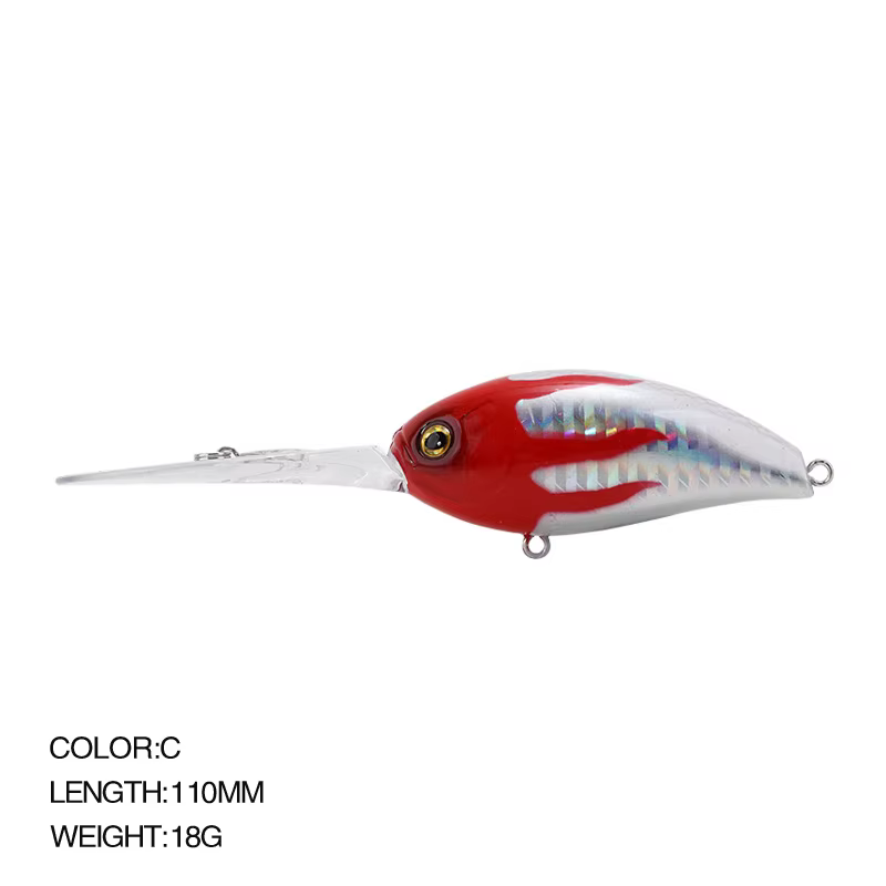Crankbait flotante de profundidad para lubina y perca - imagen 3