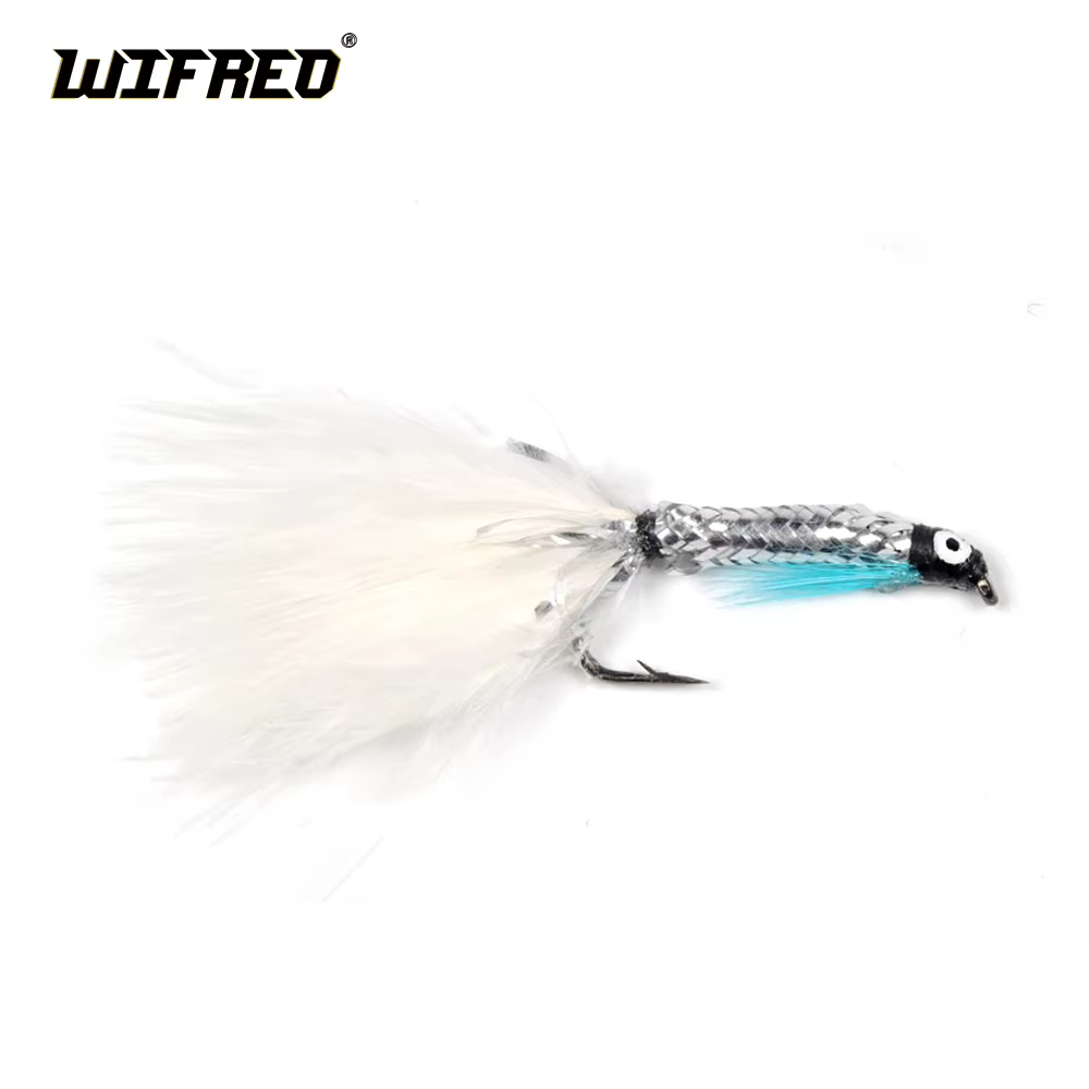 Wifreo Streamer Minnow #4 Señuelo Plata y Blanco – Pesca Deportiva