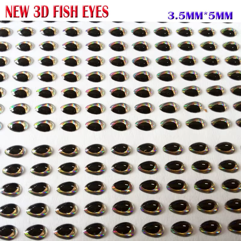 Ojos 3D en colores varios