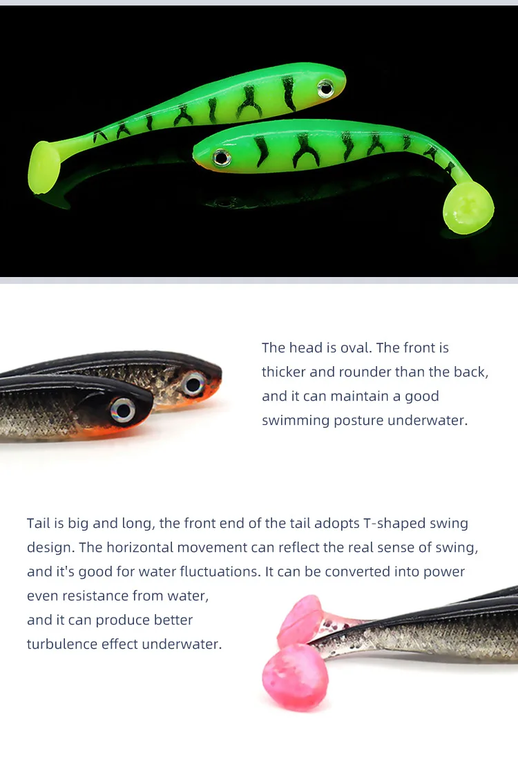 Colores disponibles del SoftBait