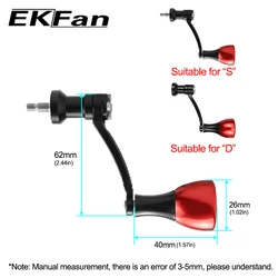 Ekfan-retes Perilla de Carrete CNC – Compatibilidad Daiwa Shimano
