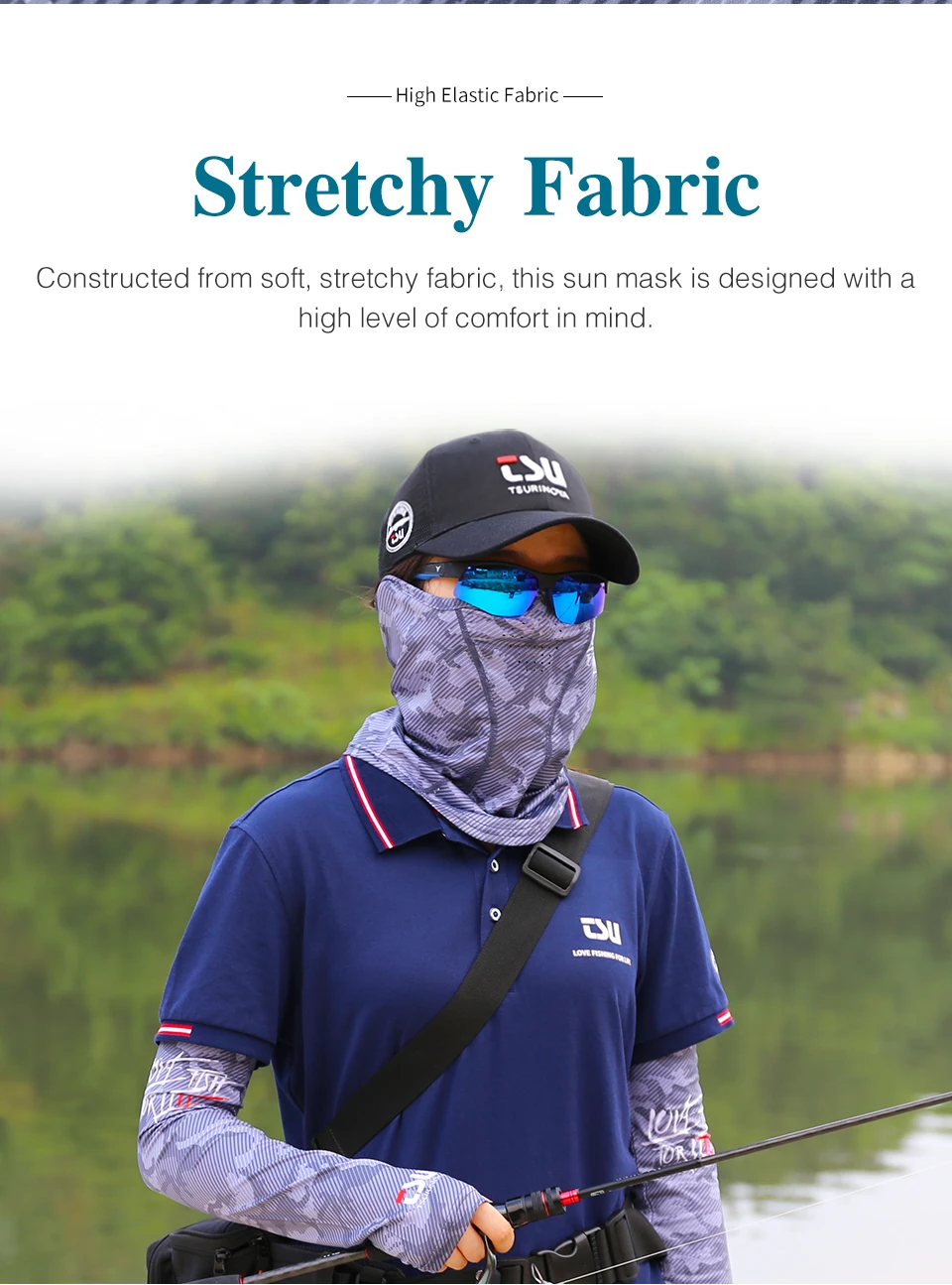 Uso sobre gorra de pesca