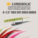 Lureholic Rock Adder Finisas Mini señuelo pesca suave tipo aguja cola - imagen 2
