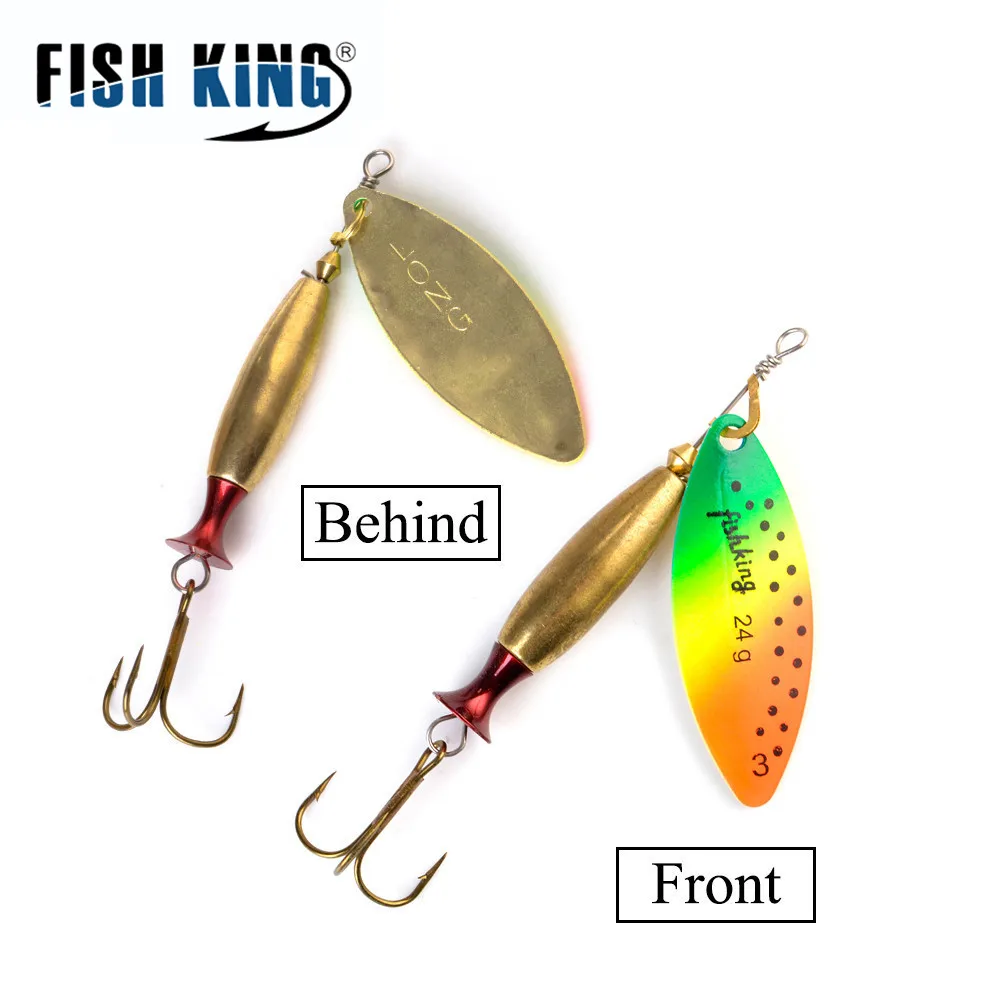 FISH KING Señuelo giratorio de fundición para lubina - imagen 5