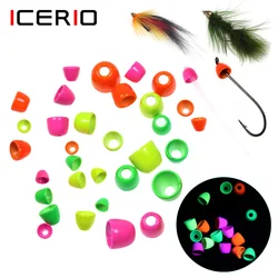 Cabezas de cono UV Icerio – Latón para atado de moscas marinas