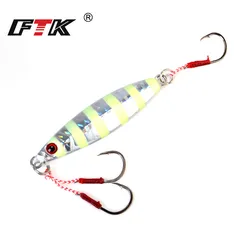FTK Señuelo Jig Luminoso para Jigging Sardina – Gancho Asistencia