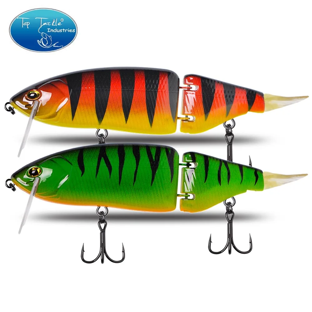 Señuelo duro flotante articulado para bass y lucio - imagen 4