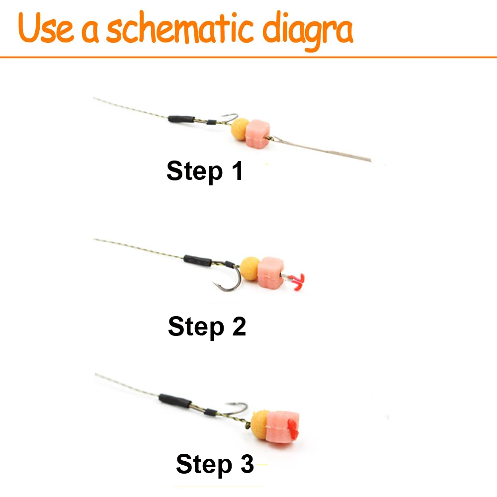 Chod Hair Ronnie Rig para carpa con soporte pop up - imagen 5