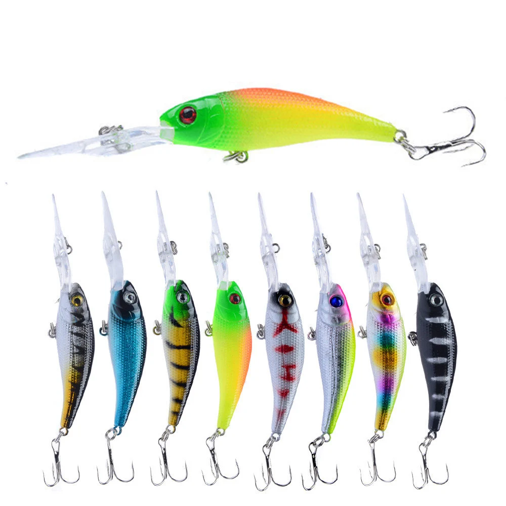 Crankbait pececillo hundimiento lento 10cm 8g - imagen 5