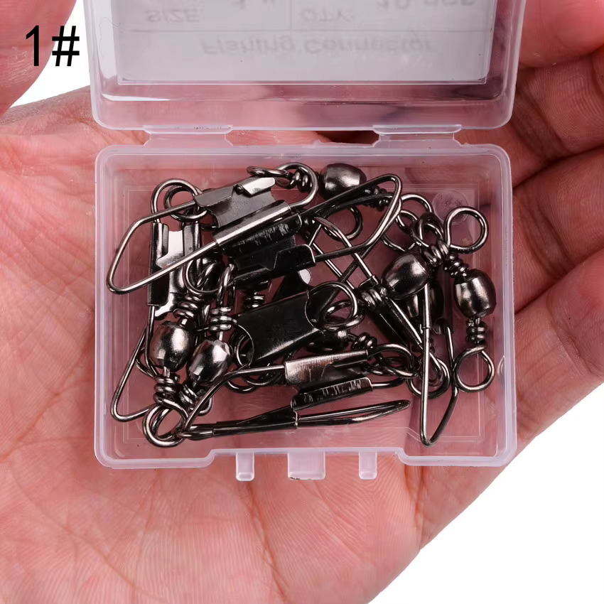 Swivel Giratorio Acero Inoxidable para Pesca – Connector profesional - imagen 5