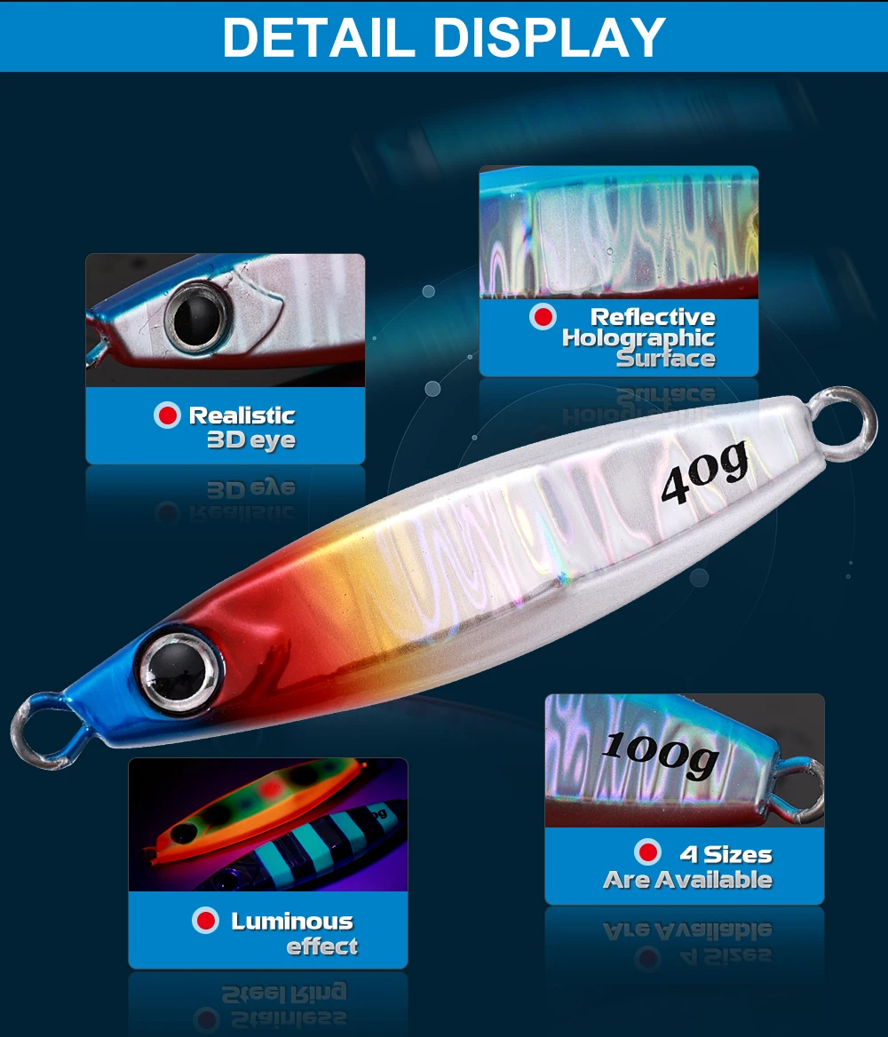 Colores disponibles del señuelo