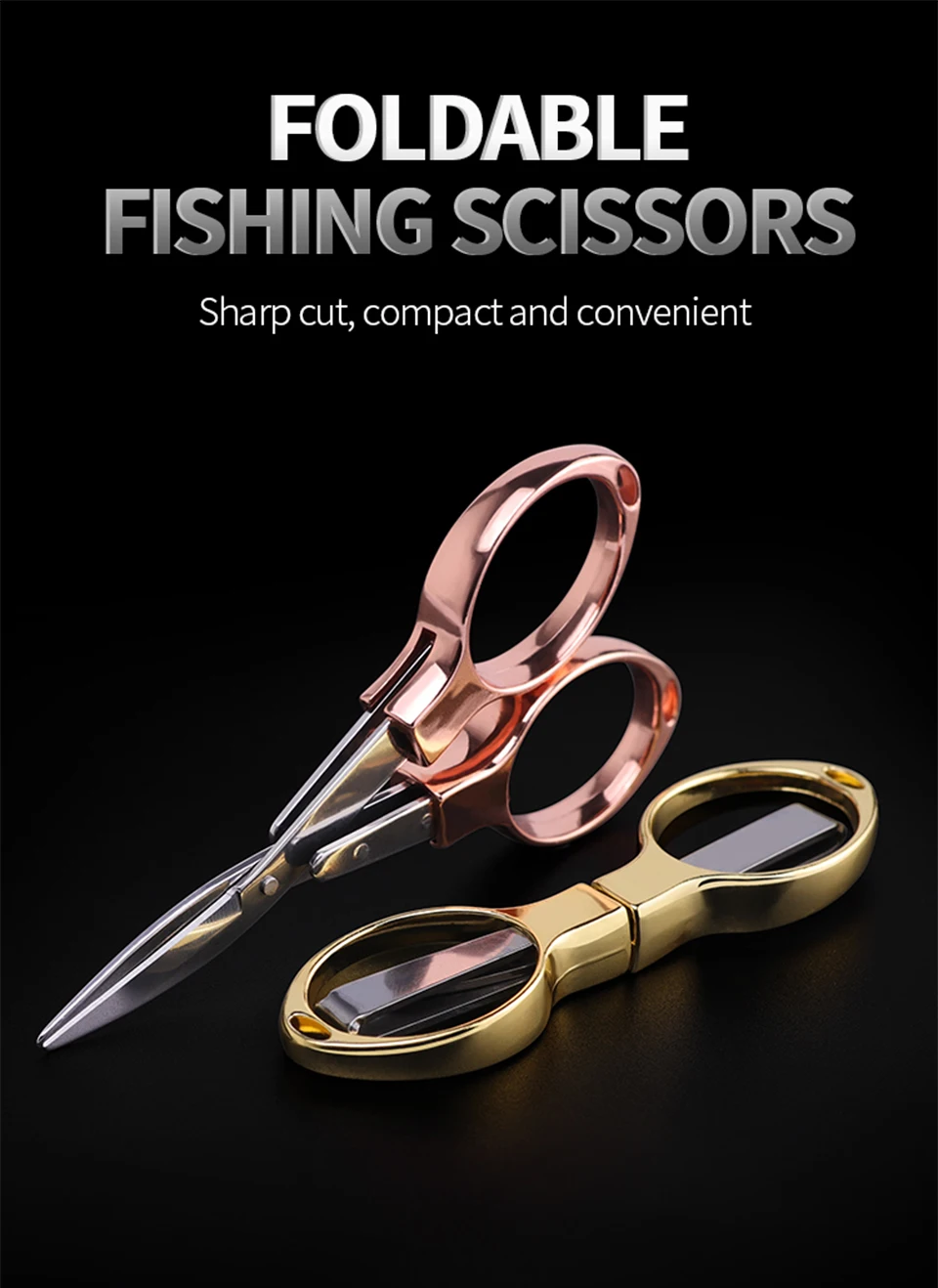 Tijeras de pesca LINNHUE de aleación de aluminio