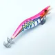 Jig luminoso para calamares y pulpos con camarón de madera