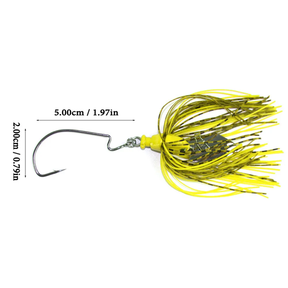 Spinnerbait 14-17g con falda de goma – Señuelo para lucio - imagen 5