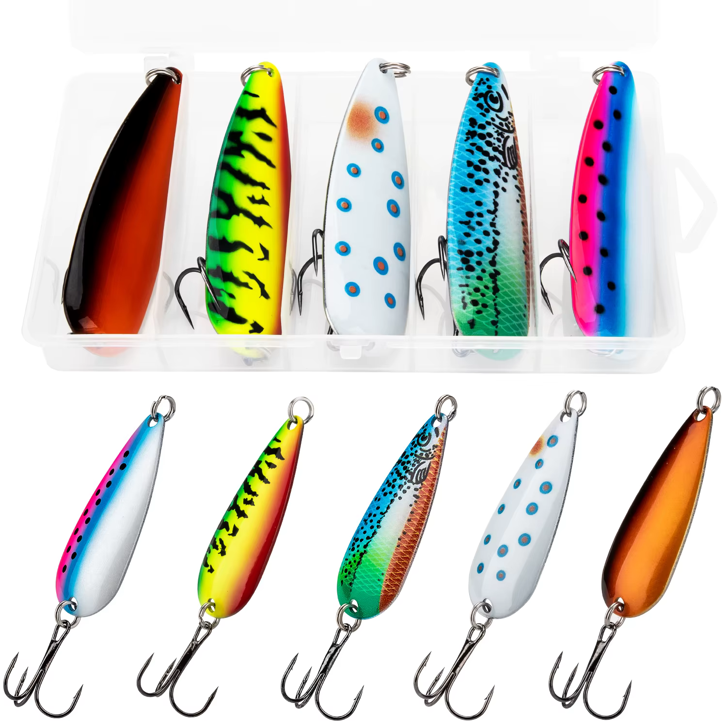 THKFISH Cucharas Lentejuelas de Metal – Señuelos Trucha Mar - imagen 5