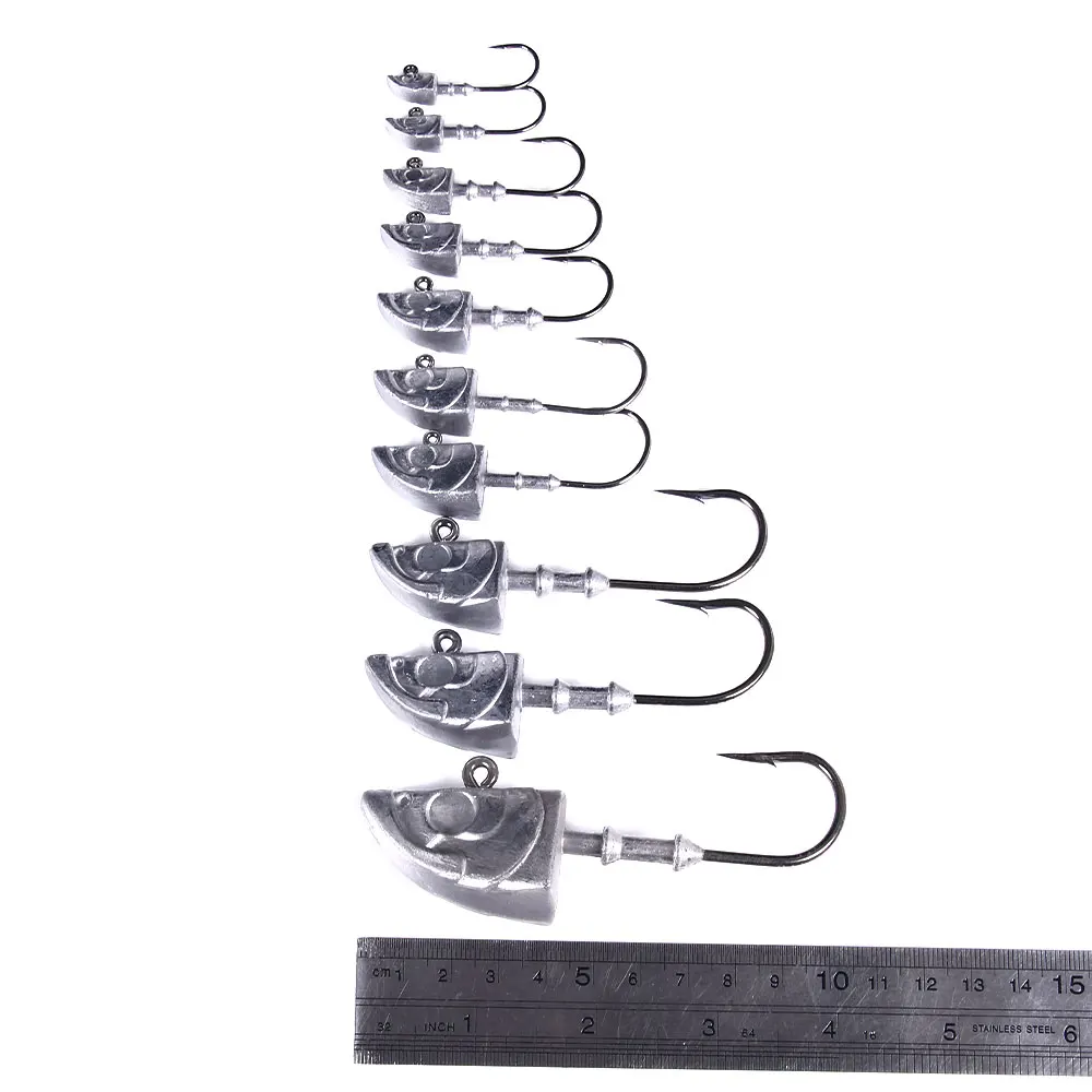 Cabezas de plomo para vinilo – Jig heads fishing 3,5g a 150g - imagen 2