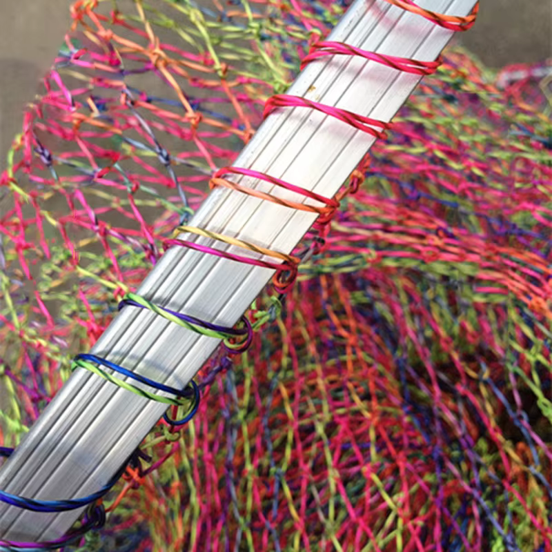 Lawaia Jaula de pesca plegable nylon acero inoxidable - imagen 4