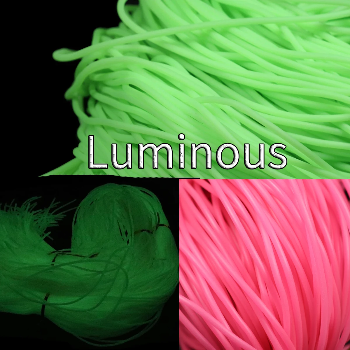 Tubo luminoso silicona para pesca nocturna agua salada - imagen 5
