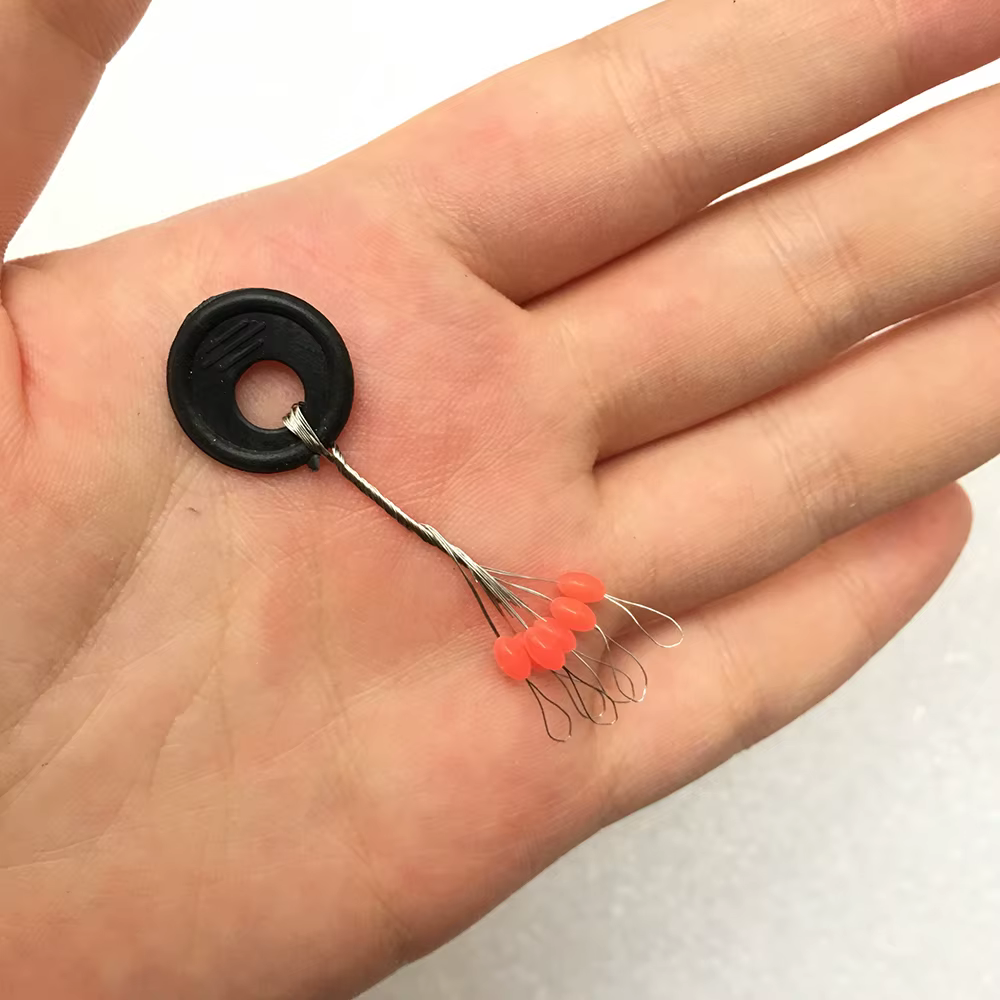 Tapones ovales de goma rojos para flotadores y conectores S M L - imagen 2