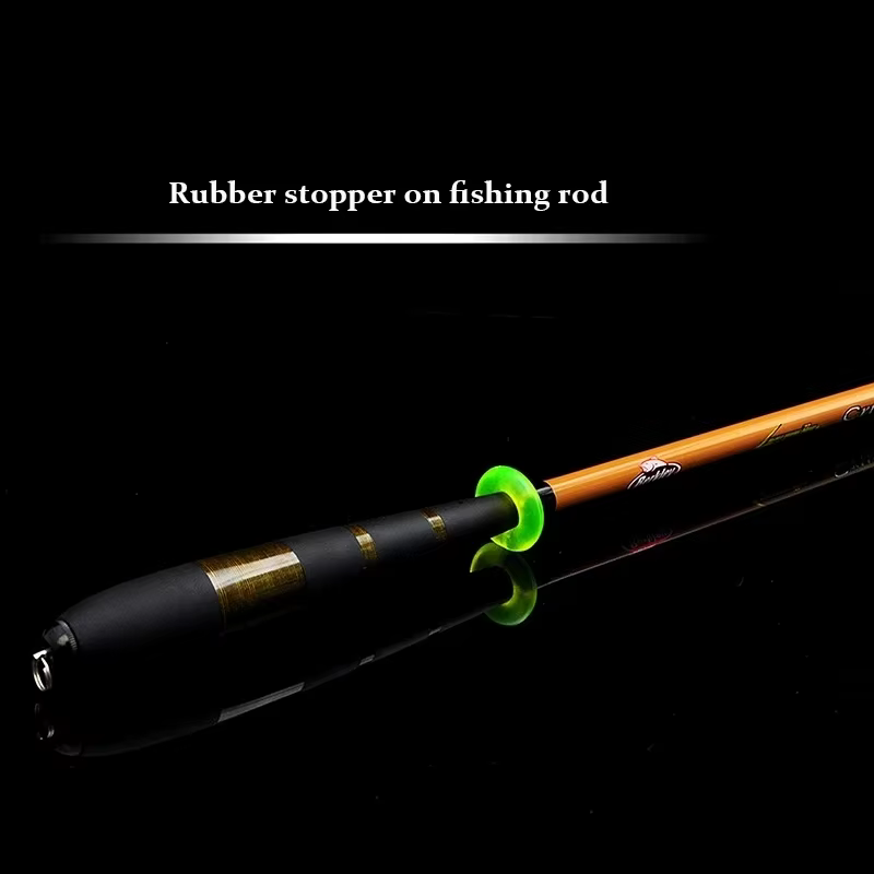 Tope flotante de gel suave con clip anillo para caña pesca resistente - imagen 3