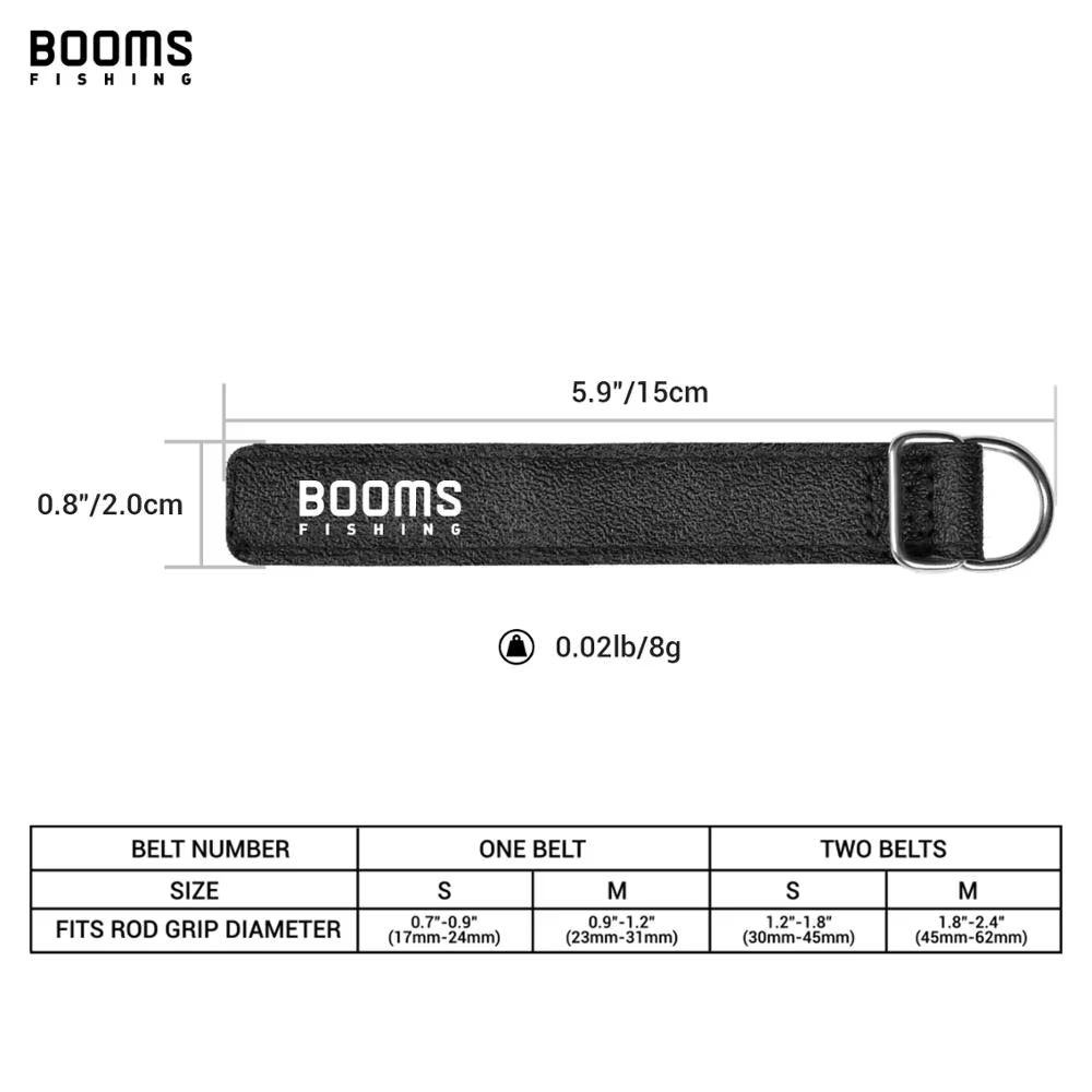 Booms Fishing T01 Cordón porta-cañas 2M con mosquetón - imagen 3