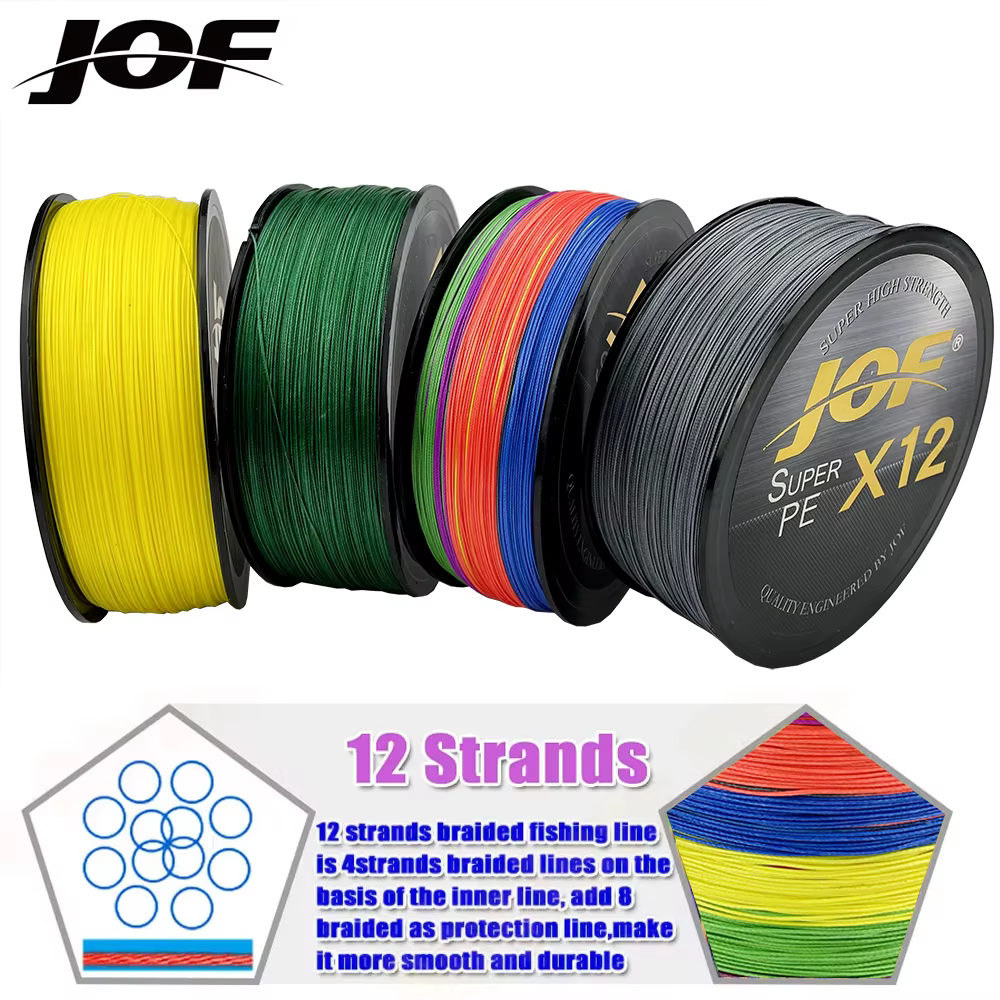 Sedal trenzado JOF 12 hebras para carpa – 25-92LB - imagen 5