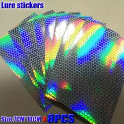 Pegatinas holográficas para señuelos de pesca – colores a elegir