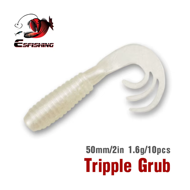 KESFISHING TRIPPLE Señuelos Blandos con aroma y sales para peces - imagen 3
