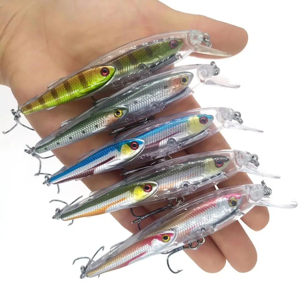 Señuelo Minnow Jerkbait para trucha con acción Swimbait artificial