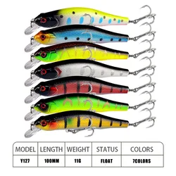 Señuelo flotante Minnow 10cm – Swimbait artificial con oscilador para lucio