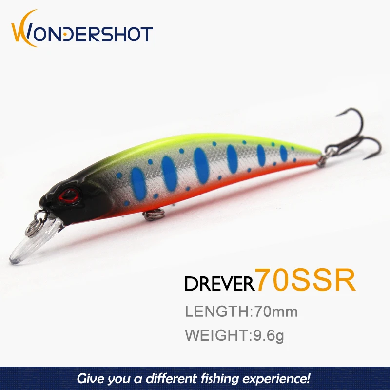 Señuelo Jerkbait Wondershot A09 – Hundimiento para lubina