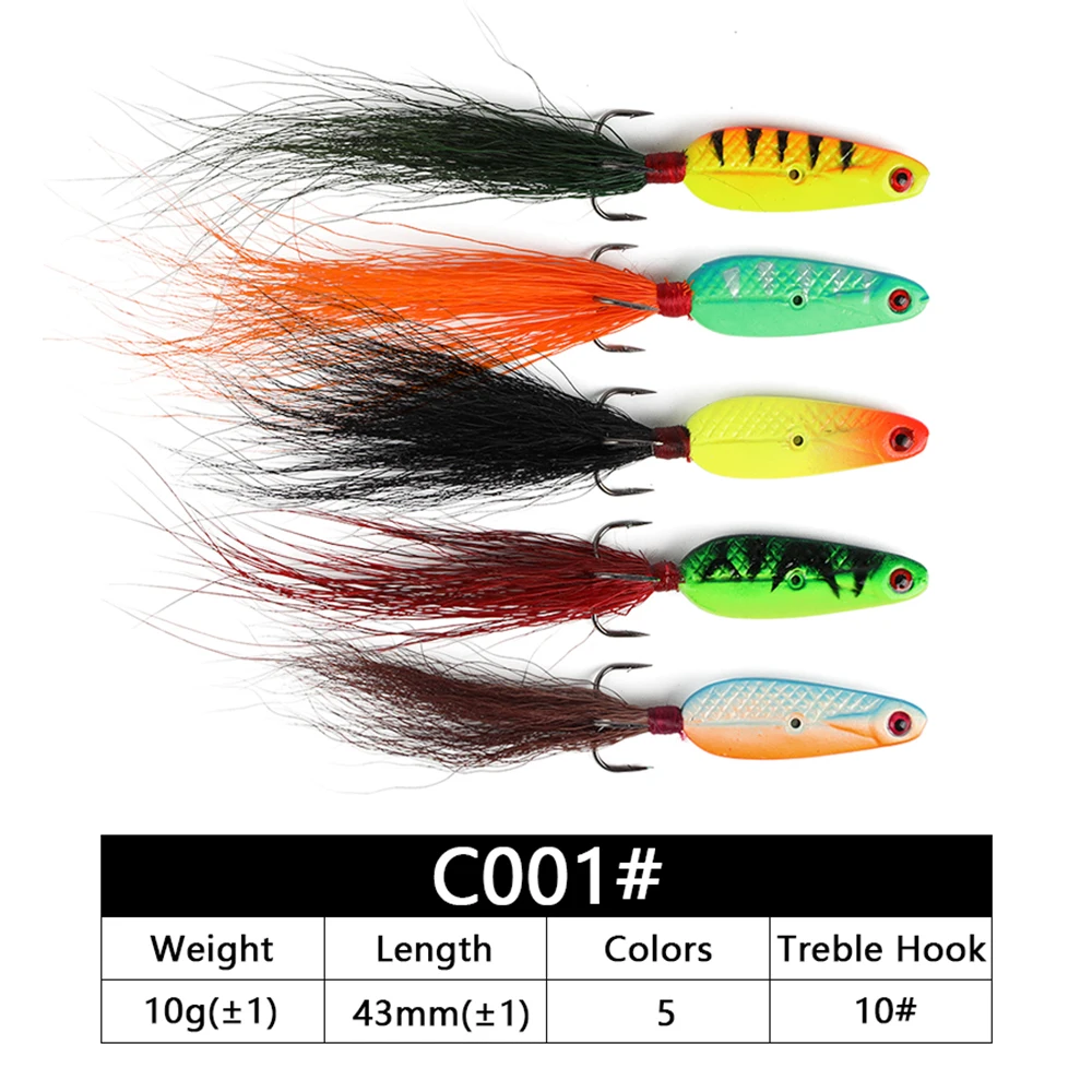 W.P.E Wobbler Triple 10g – 41-45mm para Jigging
