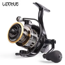 Carrete LINNHUE HE1000 spinning agua salada – Arrastre 10kg bobina metal